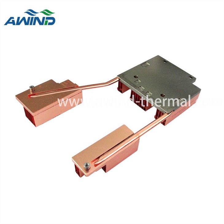 Zipper Fins Heatsink With Heat Pipe Design